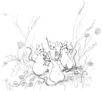 mice having a meeting